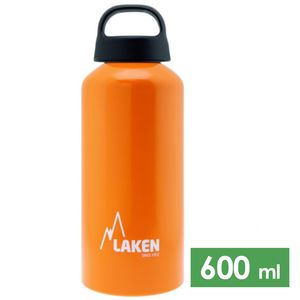 Пляшка для води Laken Classic Alu (Orange) на 600 мл, алюміній, Об'єм: 600, Колір виробника: Orange