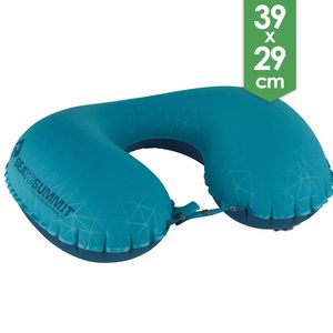 Туристична надувна подушка для подорожей  Sea to Summit Aeros Ultralight 2025 - Traveller (Aqua Blue), Тип розміру: Traveller, Колір виробника: Aqua