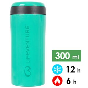 Термокружка для кави Lifeventure Thermal (Aqua) на 300 мл: герметична кришка, Об'єм: 300, Колір: Aqua