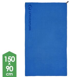 Швидкосохнучий рушник з мікрофібри з чохлом Lifeventure Micro Fibre Comfort - Giant (Blue), 150x90 см, Тип розміру: Giant, Колір: Blue