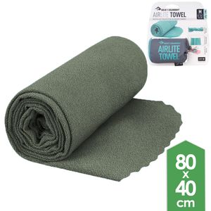 Ультралегкий рушник з мікрофібри з чохлом Sea to Summit AirLite Towel - S (Sage), 80x40 см, Тип розміру: S, Колір: Sage