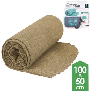 Ультралегкий рушник з мікрофібри з чохлом Sea to Summit AirLite Towel - M (Desert), 100x50 см, Тип розміру: M, Колір: Desert