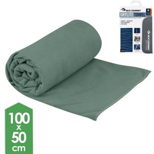 Швидкосохнучий рушник з мікрофібри з чохлом Sea to Summit DryLite Towel - M (Sage), 100x50 см, Тип розміру: M, Колір: Sage