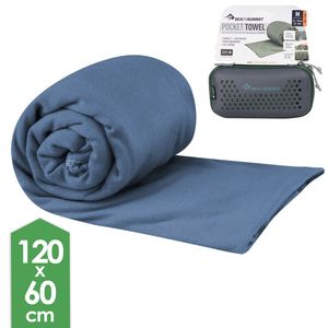 Компактний рушник з мікрофібри з чохлом Sea to Summit Pocket Towel - L (Moonlight), 120x60 см, Тип розміру: L, Колір: Moonlight