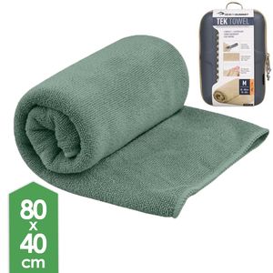 Швидкосохнучий рушник з мікрофібри з чохлом Sea to Summit Tek Towel - S (Sage), 80x40 см, Тип розміру: S, Колір: Sage