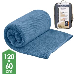 Швидкосохнучий рушник з мікрофібри з чохлом Sea to Summit Tek Towel - L (Moonlight), 120x60 см, Тип розміру: L, Колір: Moonlight