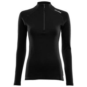 Термокофта жіноча Aclima WarmWool 200 Mock Neck (123/Jet Black), Колір виробника: Jet Black, Розмір виробника: S