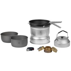 Туристичний набір посуду зі спиртовим пальником Trangia 25-0 UL/HA на 3–4 осіб, анодований алюміній, Тип комплекту: UL/HA/SB