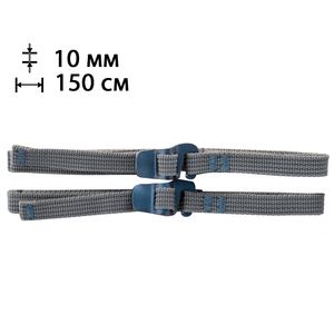 Ремені стяжні Sea to Summit Accessory Straps With Hook 10 мм, 150 см, Ширина: 10, Довжина: 150, Колір: Grey/Blue