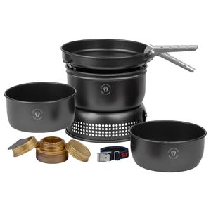 Туристичний набір посуду зі спиртовим пальником Trangia 35-5 UL/BL на 3–4 осіб, алюміній, Тип комплекту: UL/BL/SB