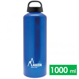 Пляшка для води Laken Classic Alu (Blue) на 1000 мл, алюміній, Об'єм: 1000, Колір виробника: Blue