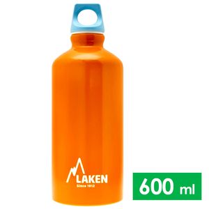 Пляшка для води Laken Futura Alu (Orange/Blue) на 600 мл, алюміній, Об'єм: 600, Колір виробника: Blue/Orange