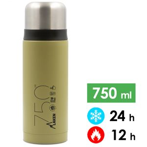 Термос для чаю/кави Laken Thermo Liquids Flask (Khaki) на 750 мл, Об'єм: 750, Колір: Khaki