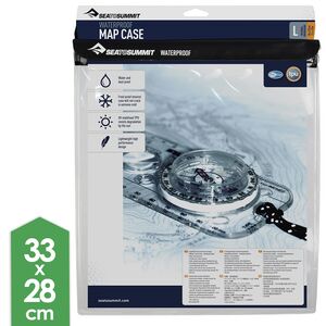 Гермопакет для мапи Sea to Summit Waterproof Map Case - Large, 33x28  см, Тип розміру: Large