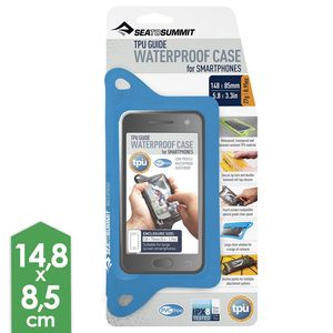 Гермочохол для смартфону Sea to Summit TPU Guide Waterproof Case for Smartphones - Regular (Blue), 14,8x8,5 см, Тип розміру: Regular, Колір: Blue
