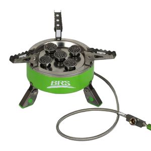 Туристичний газовий пальник зі шлангом BRS-75 Five Star під різьбовий балон