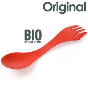 Туристична ложка-виделка Light My Fire Spork BIO - Original (Rocky Red), харчовий пластик, Тип розміру: Original, Колір виробника: Rocky/Red