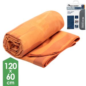 Швидкосохнучий рушник з мікрофібри з чохлом Sea to Summit DryLite Towel - L (Outback Sunset), 120x60 см, Тип розміру: L, Колір: Outback Sunset