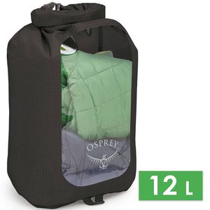 Гермомішок Osprey Ultralight DrySack Window (Black), 12 л, Об'єм: 12, Колір виробника: Black