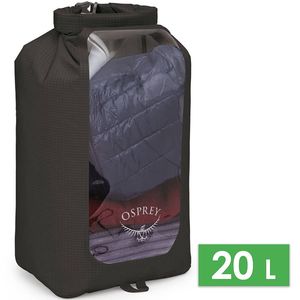 Гермомішок Osprey Ultralight DrySack Window (Black), 20 л, Об'єм: 20, Колір виробника: Black