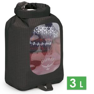 Гермомішок Osprey Ultralight DrySack Window (Black), 3 л, Об'єм: 3, Колір виробника: Black