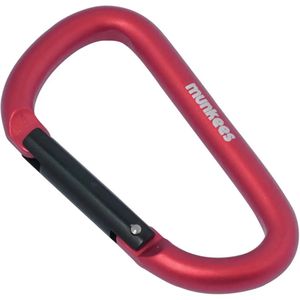 Карабін Munkees 3208 D-Carabiner (Red), 1 шт., Колір: Red