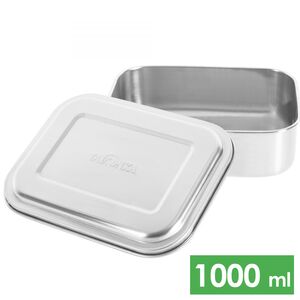 Туристичний ланчбокс Tatonka Lunch Box I на 1000 мл, нержавіюча сталь, Тип контейнеру: 1 відділення, Об'єм: 1000