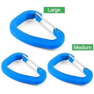 Набір карабінів Wildo Accessory Carabiner - Set (Light Blue), 3 шт., Колір: Light Blue