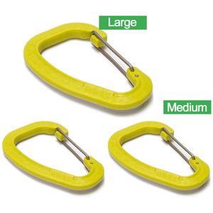 Набір карабінів Wildo Accessory Carabiner - Set (Lime), 3 шт., Колір: Lime