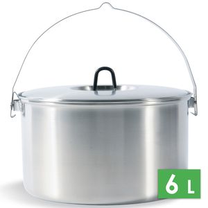 Туристичний казанок для вогнища Tatonka Family на 6 л, нержавіюча сталь