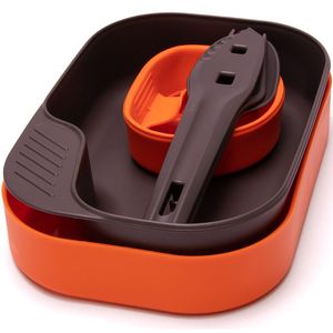 Туристичний набір столового посуду Wildo Camp-A-Box - Light OCYs (Orange) на 1 особу, харчовий пластик, Тип комплекту: Light OCYs, Колір: Orange
