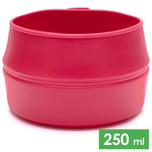 Складна туристична кружка Wildo Fold-A-Cup Green (Raspberry) на 250 мл, термопластик, Об'єм: 250, Колір: Raspberry