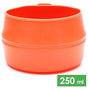 Складна туристична кружка Wildo Fold-a-Cup Original (Orange) на 250 мл, термопластик, Об'єм: 250, Колір: Orange