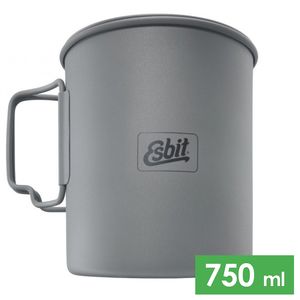 Туристична каструля Esbit PT750-TI на 750 мл, титан