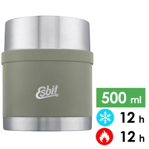Термос для їжі Esbit Sculptor (Stone Grey) на 500 мл, Об'єм: 500, Колір: Stone Grey