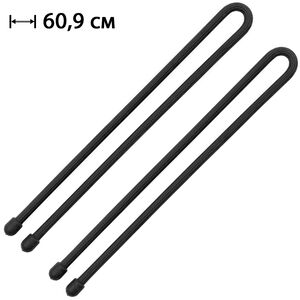 Стяжки Nite Ize Gear Tie (Black) 60,9 см, Довжина: 60,9, Колір: Black