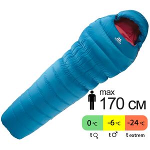 Демісезонний пуховий спальник Mountain Equipment Classic 500 - Wmns Regular (01055/Neptune) до -6&deg;C: з капюшоном, Максимальний зріст користувача: 170, Колір: 01055/Neptune, Сторона застібки: ліва