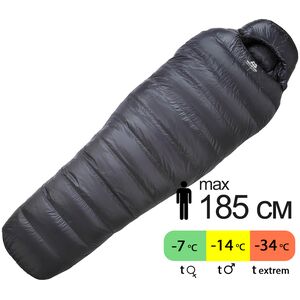 Зимовий пуховий спальник Mountain Equipment Fireflash - Regular (01318/Ombre Blue) до -14&deg;C: з капюшоном, Максимальний зріст користувача: 185, Колір: 01318/Ombre Blue, Сторона застібки: ліва