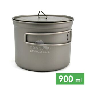 Туристична каструля Toaks POT-900-D115 на 900 мл, титан, Об'єм: 0,9, Діаметр: 11,5 см