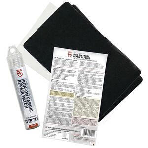Термолатка універсальна Gear Aid TENACIOUS TAPE™ Iron-On Fabric Repair Patch (чорна), 2 шт.