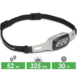 Налобний ліхтар акумуляторний Black Diamond Deploy 325 (Alloy): USB Type-C, Колір корпусу: Alloy