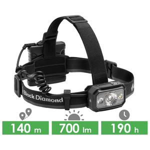 Налобний ліхтар на батарейках Black Diamond Icon 700 (Graphite) з червоним світлом