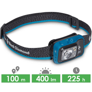 Налобний ліхтар на батарейках Black Diamond Spot 400 (Azul) з червоним світлом, Колір корпусу: Azul