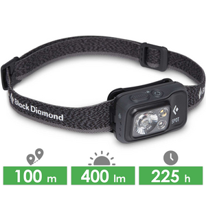 Налобний ліхтар на батарейках Black Diamond Spot 400 (Graphite) з червоним світлом, Колір корпусу: Graphite