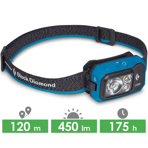 Налобний ліхтар на батарейках Black Diamond Storm 450 (Azul) з червоним світлом, Колір корпусу: Azul
