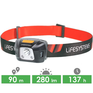 Налобний ліхтар акумуляторний Lifesystems Intensity 280 з червоним світлом, Micro USB