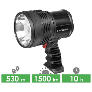 Ліхтар ручний Mactronic X-Pistol GEN2 Focus USB Rechargeable