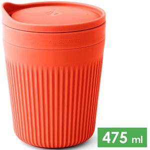 Туристичний термостакан з кришкою Sea to Summit Passage (Spicy Orange) на 475 мл, харчовий пластик, Об'єм: 475, Колір: Spicy Orange