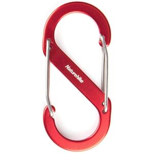 Карабін Naturehike NH20GS004 S-type - 8,7 см (Red), 1 шт