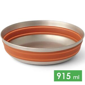 Складна туристична миска Sea to Summit Detour (Bombay Brown) на 915 мл, харчовий силікон, Об'єм: 915, Колір виробника: Bombay Brown